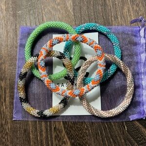 Sashka Co Beaded Bracelets Set of 5 B20